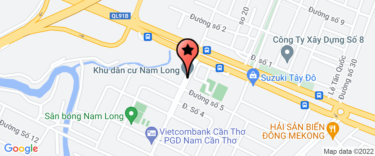 Map go to Binh Hoa Investing Construction Joint Stock Company