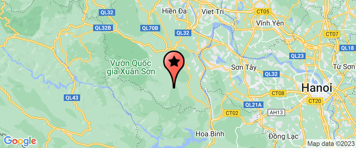 Map go to Thanh Son Foresst Product Construction Jiont Stock Company
