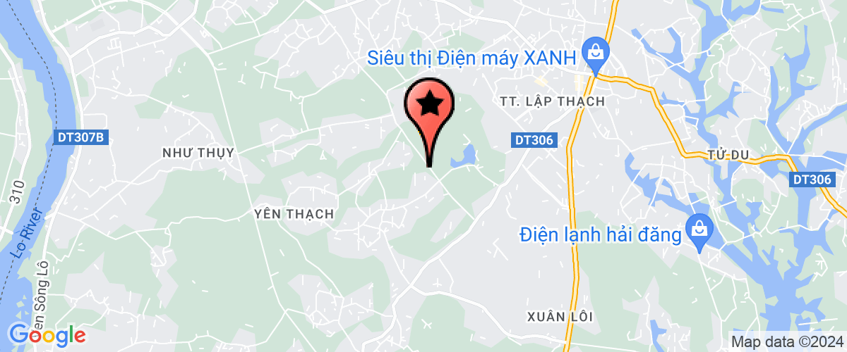 Map go to Dai Thanh Phu Hau Service and Produce One Member Company Limited