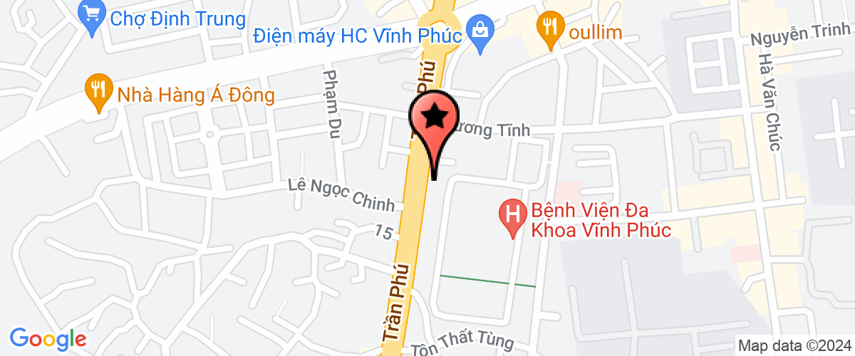 Map go to dau tu Duc Chinh Company Limited