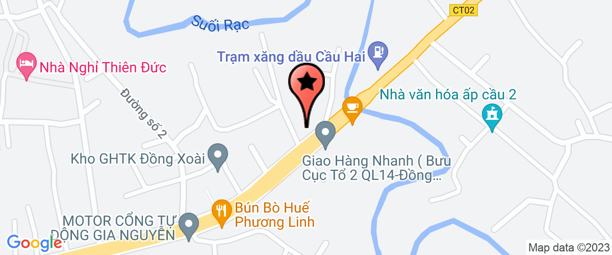 Map go to Dai Thanh Dat Cars Company Limited