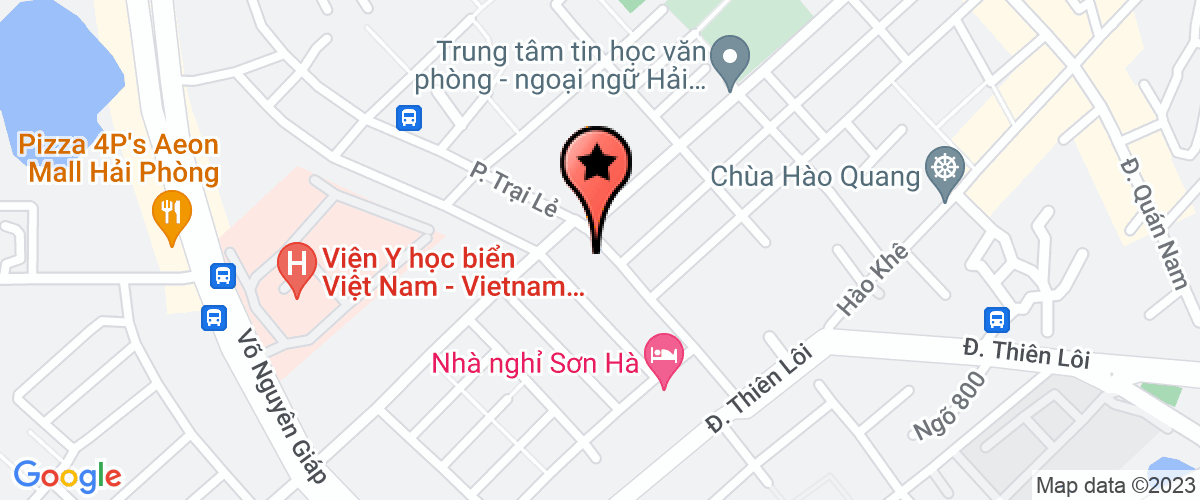 Map go to Quoc Hung Education and Training Joint Stock Company
