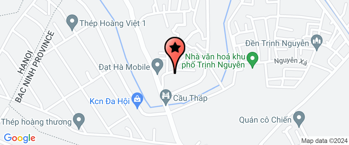 Map go to Viet Hoang Steel Production Company Limited