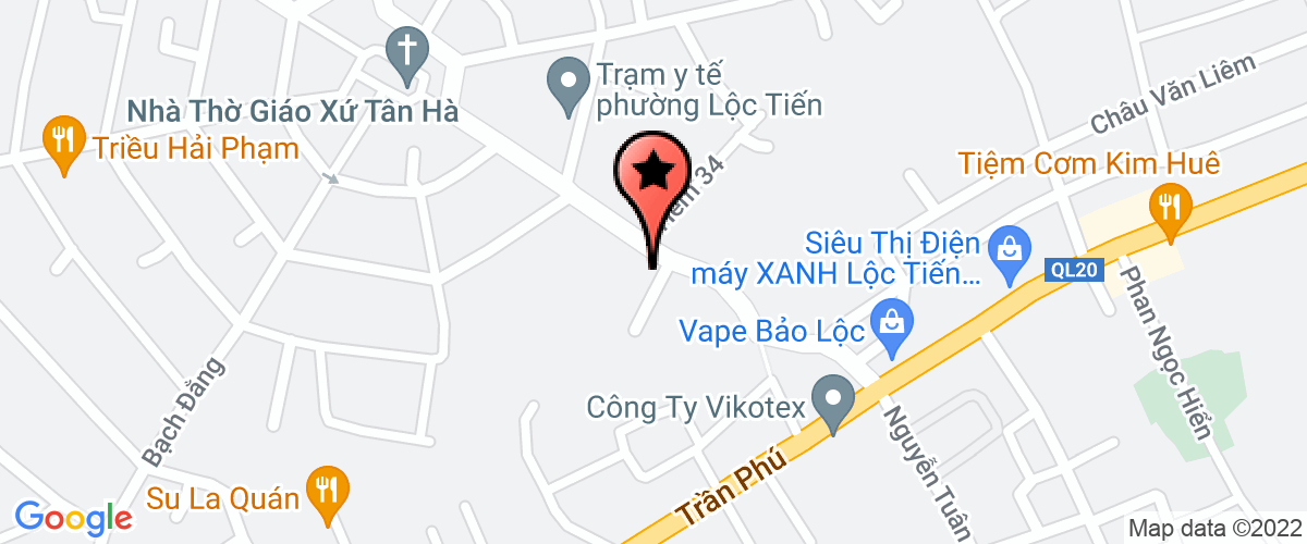 Map go to Phan Thai Dat Company Limited