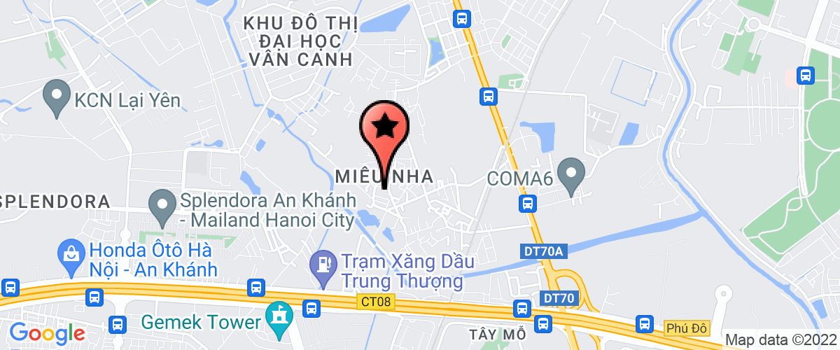 Map go to TH Mieu nha Business And Agriculture Service Co-operative