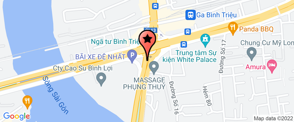 Map go to Det Nhan Hieu Thu Duc Printing Production Trading Service Company Limited