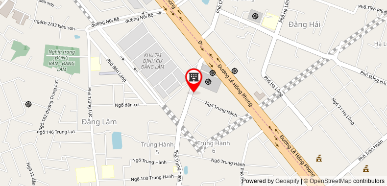 Map go to thuong mai va dich vu Huong Manh Company Limited