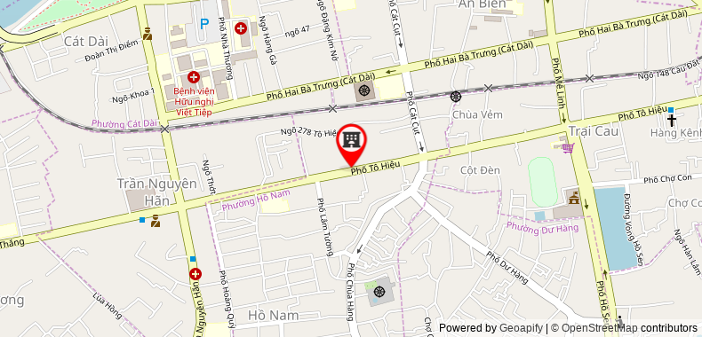 Map go to Nghi Linh Trading Construction Company Limited