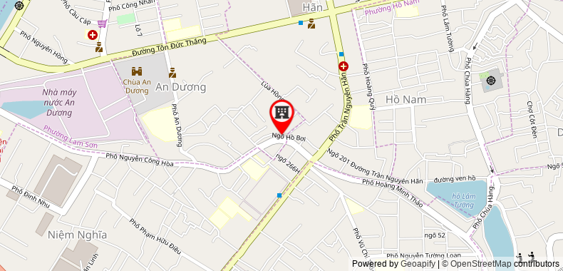 Map go to Hai Phong Khuong Huy Trading Production Company Limited