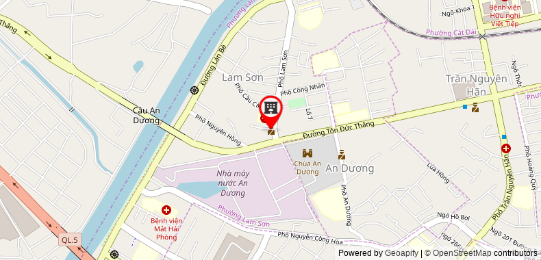 Map go to Duc Anh Investment Development Joint Stock Company