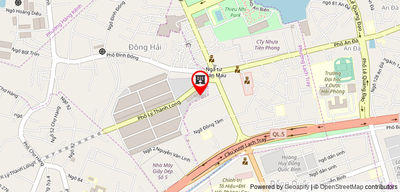 Map go to Tinh Hoa Dat Viet Joint Stock Company