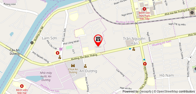 Map go to Huong Giang Transport Forwarding and Import Export Company Limited