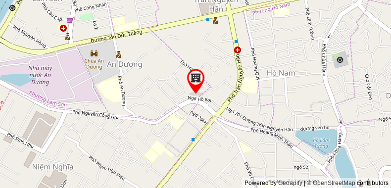 Map go to co phan cong nghiep va thuong mai Anh Huong Company