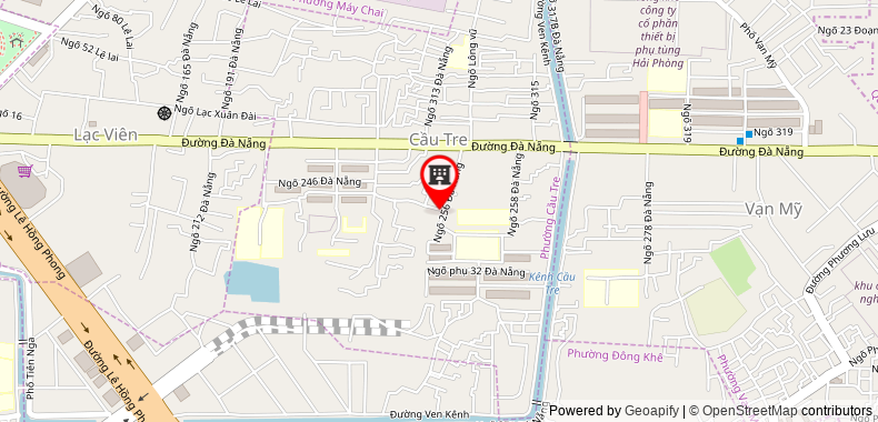 Map go to Nang Trung Kien Equipment And Service Joint Stock Company