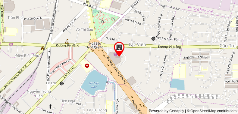 Map go to Thanh Dat Trading Service and International Transport Company Limited