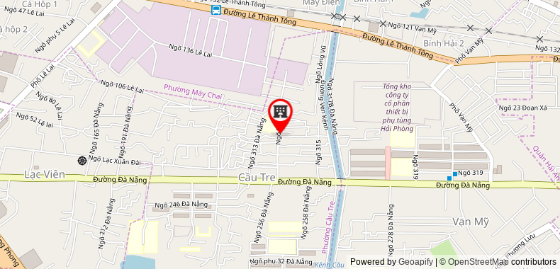 Map go to Dai Doan Ket Transport and Forwarding Company Limited