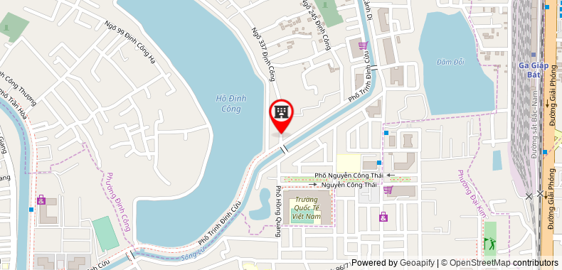 Map go to Hanoi Trading and Environmental Services Joint Stock Company