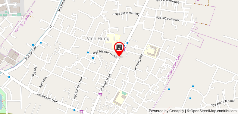 Map go to IN Thuong mai Ha Linh And Company Limited