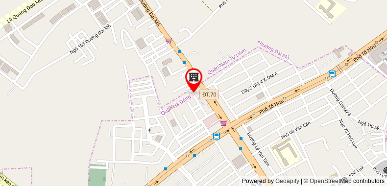 Map go to Ha Noi Ts Services and Trading Joint Stock Company