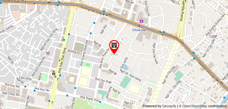 Map go to Hung Nam Real-Estate Joint Stock Company
