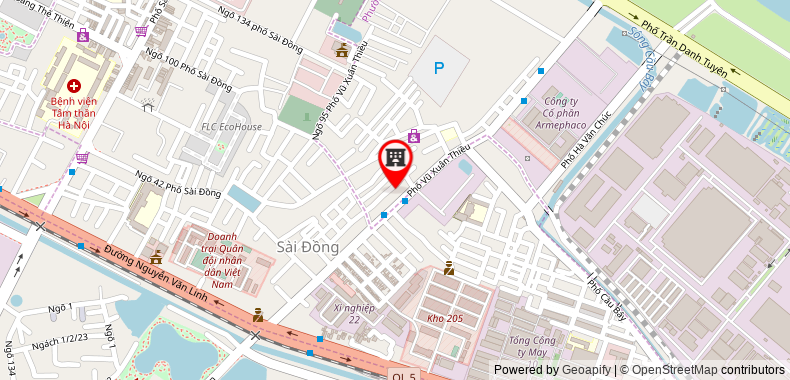 Map go to Tai Nang Tre To Gia Training Company Limited