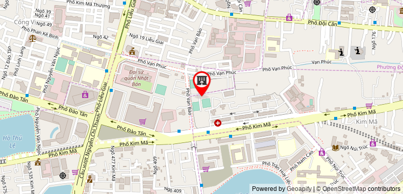 Map go to XNK Hdb Production Trading Company Limited