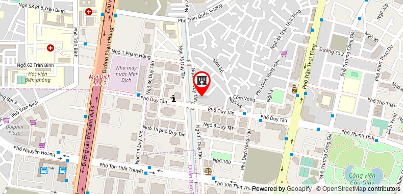 Map go to Ha Noi Dtn Media Joint Stock Company