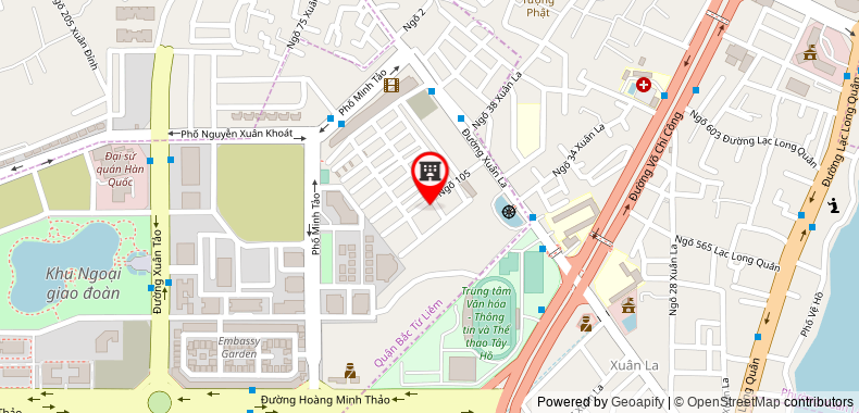 Map go to Phu Dien Real-Estate And Trading Investment Joint Stock Company