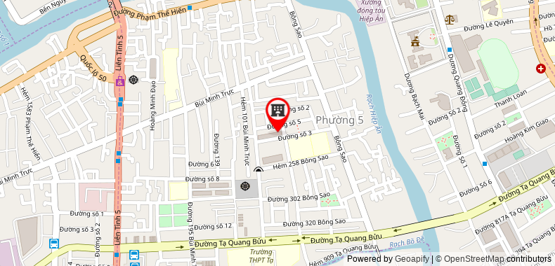 Map go to Phuong Thao Interior Trading Production Company Limited
