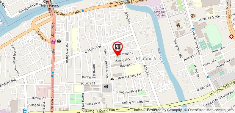 Map go to Viet Sing Seafood Company Limited