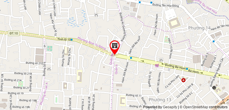 Map go to Nhat Anh Service Trading Production Import Export Company Limited