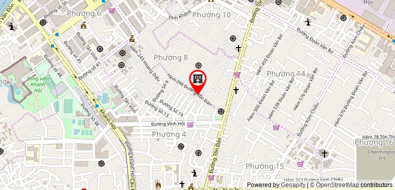 Map go to Hong Pham Service Trading Production Company Limited