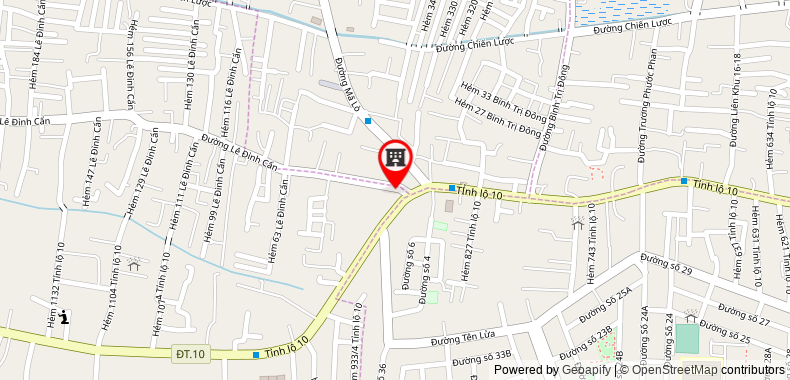 Map go to Anh Em Nhan Danh Service Trading Company Limited