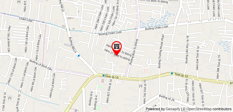 Map go to Tien Vinh Service Trading Investment Company Limited
