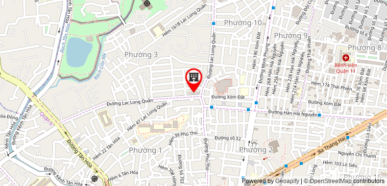 Bản đồ đến Công Ty TNHH Thành Nam Thanh