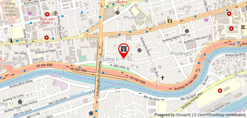 Map go to Chez Pitou Restaurant Hotel Service Company Limited