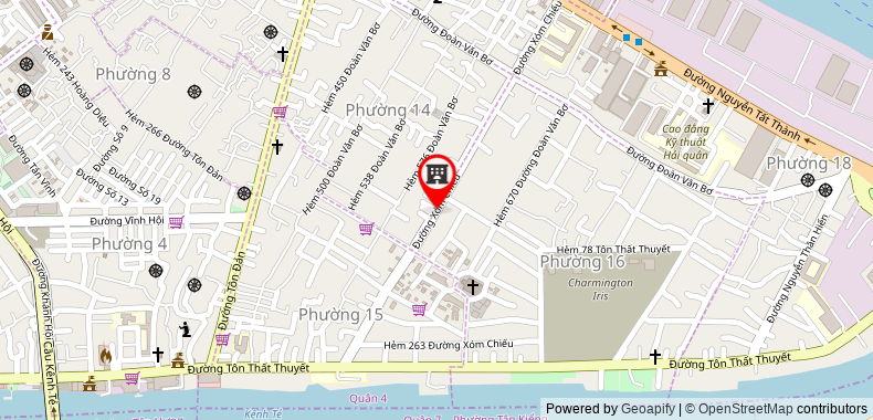 Map go to Anh Duong Xanh Trading Service Company Limited