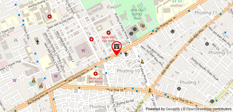 Map go to Bao Duong Production Service Trading Company Limited