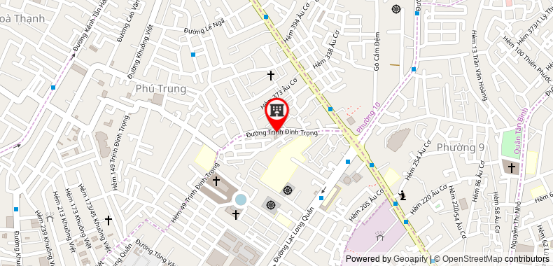Map go to Tin Hoa Computing Technology and Construction Company Limited