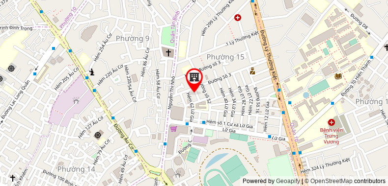 Map go to Thien Loc Trading - Construction Company., Ltd