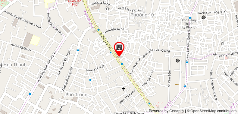 Map go to Sang Tao Xanh Trading - Service Company Limited