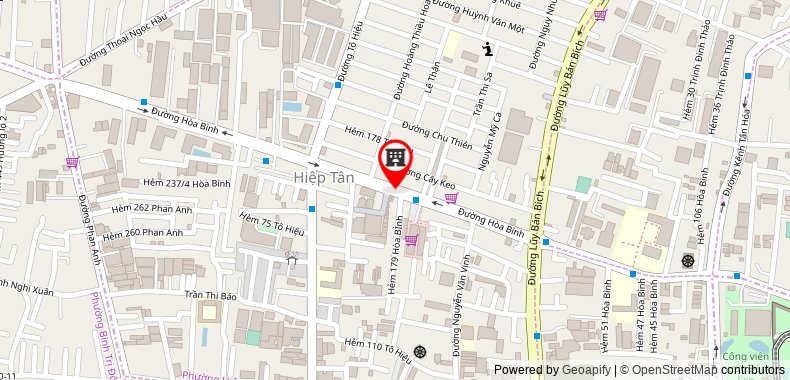 Map go to Htkl Trading Service Design Construction Company Limited