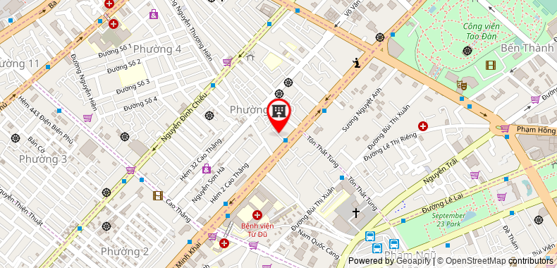 Map go to Van Hung Service Trading Investment Joint Stock Company