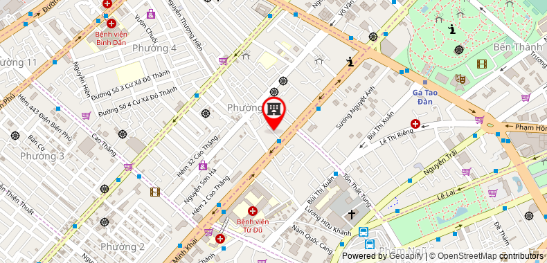 Map go to Branch of Duong in Ho Chi Minh City World Travel Company Limited