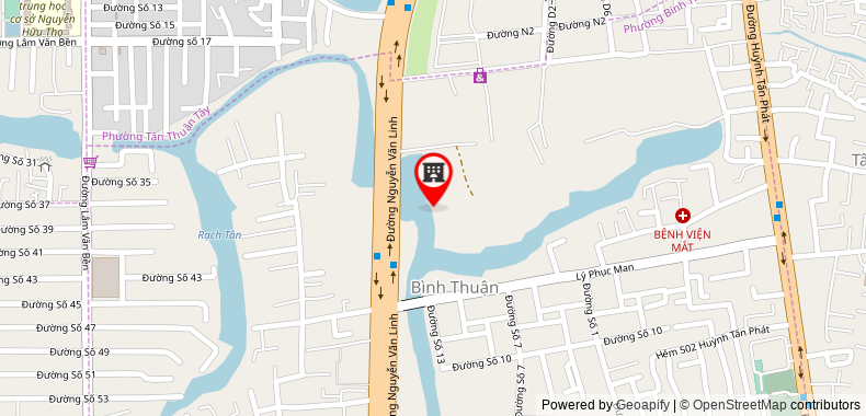 Map go to Thinh Phat Textile Garment Company Limited