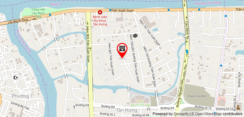 Map go to Kim Thanh Tin Private Enterprise