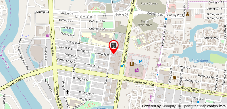 Map go to Duong Thanh Hung Trading Joint Stock Company