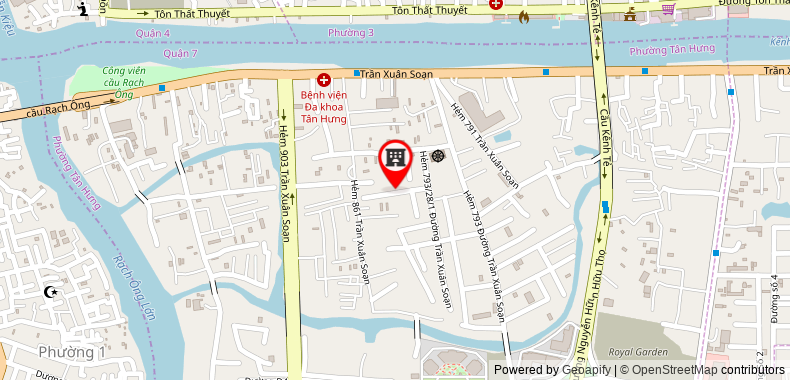 Bản đồ đến Công Ty TNHH MTV Thanh Thanh Tuyền