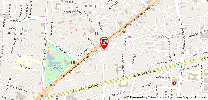 Map go to Hoang Vu Transport Service Company Limited