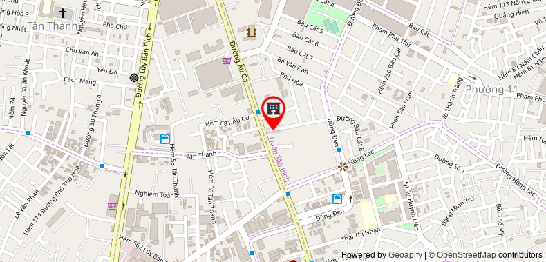 Map go to Minh Tien Technical Trading And Service Investment Company Limited